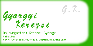 gyorgyi kerezsi business card